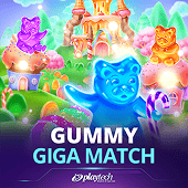 Gummy Giga Match slot game icon on bouncingball8